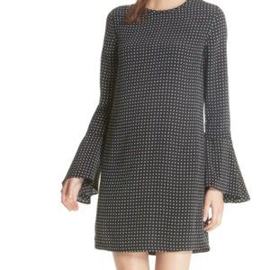 Black Polka Dot Equipment Dress